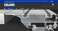 Desktop Screenshot of felder-france.com