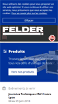 Mobile Screenshot of felder-france.com